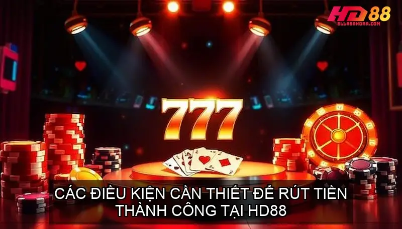 Hướng Dẫn Chi Tiết Rút Tiền Nhà Cái HD88 Từng Bước 4 Các Điều Kiện Cần Thiết Để Rút Tiền Thành Công Tại HD88